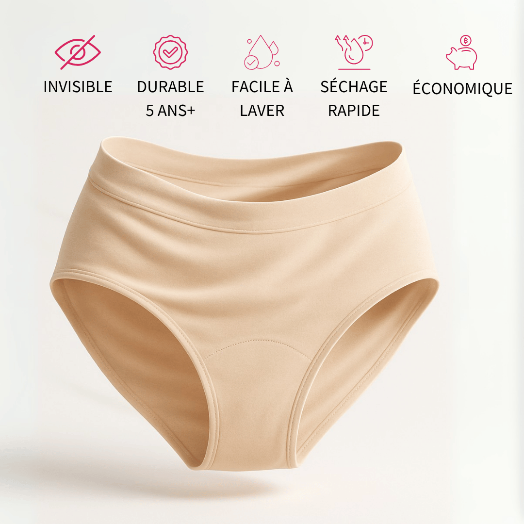 Serenity Bamboo Menstrual Panties 3-Pack: Long-lasting comfort that moves with you