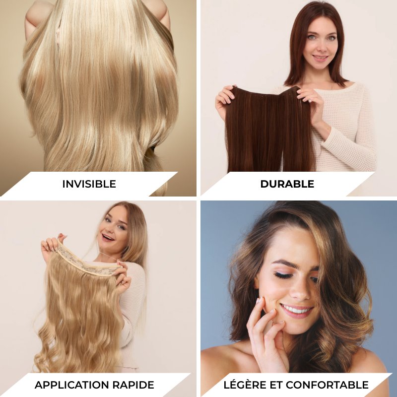 Extension Seline & Co - Transformation instantanée sans coiffeur, sans colle et sans douleur