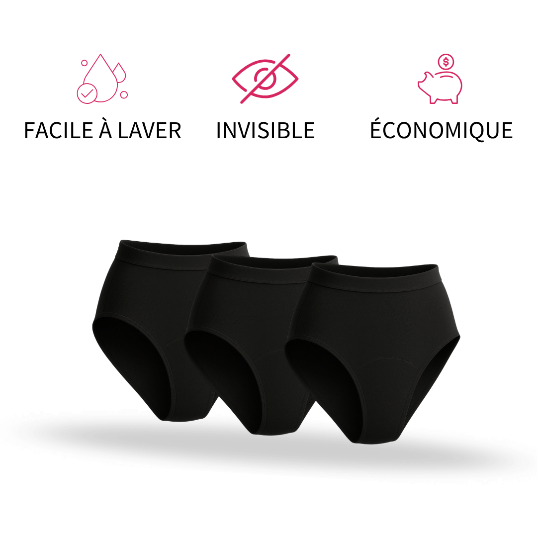 Serenity menstrual panties: Pack of 3