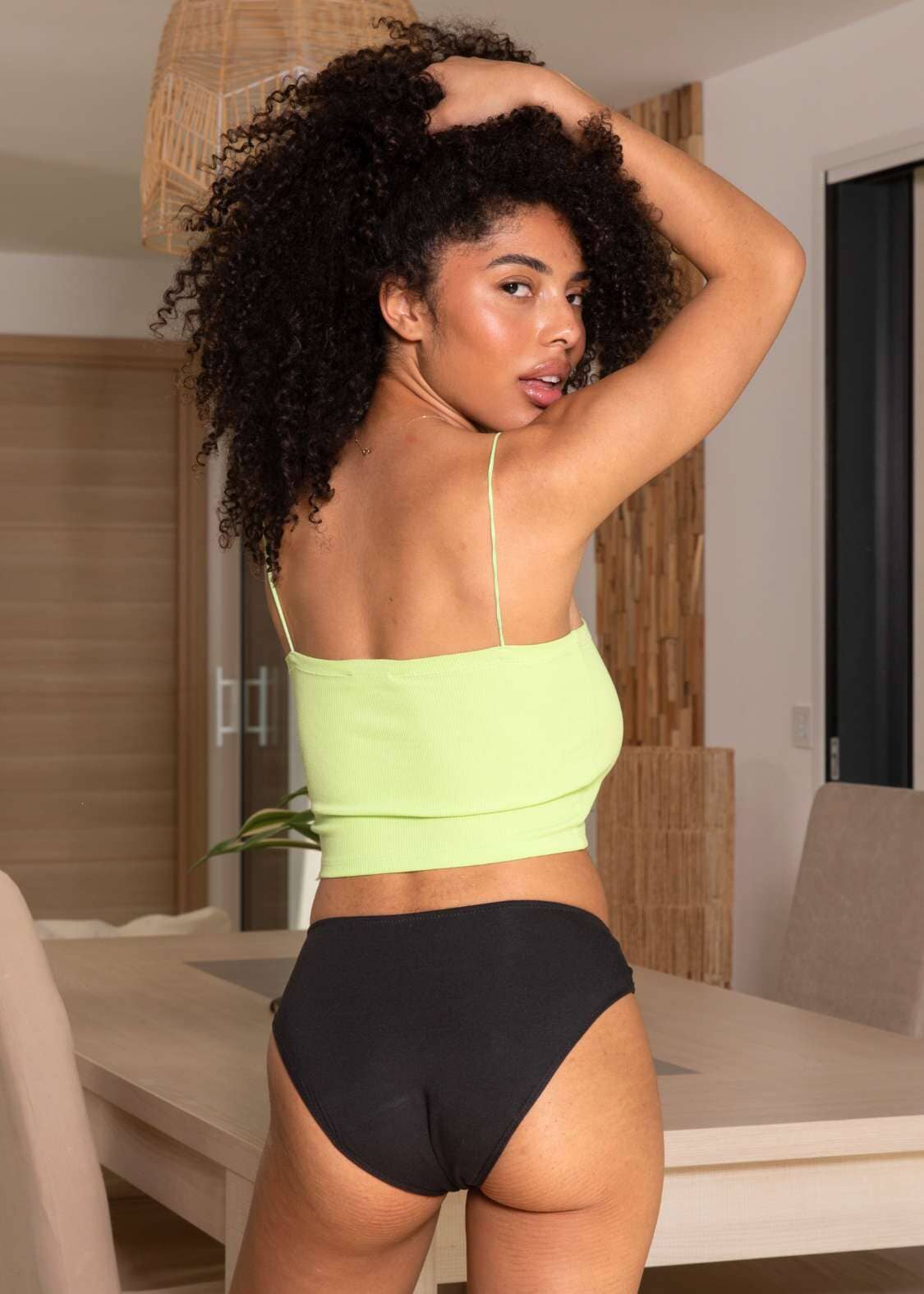 Lace menstrual panties