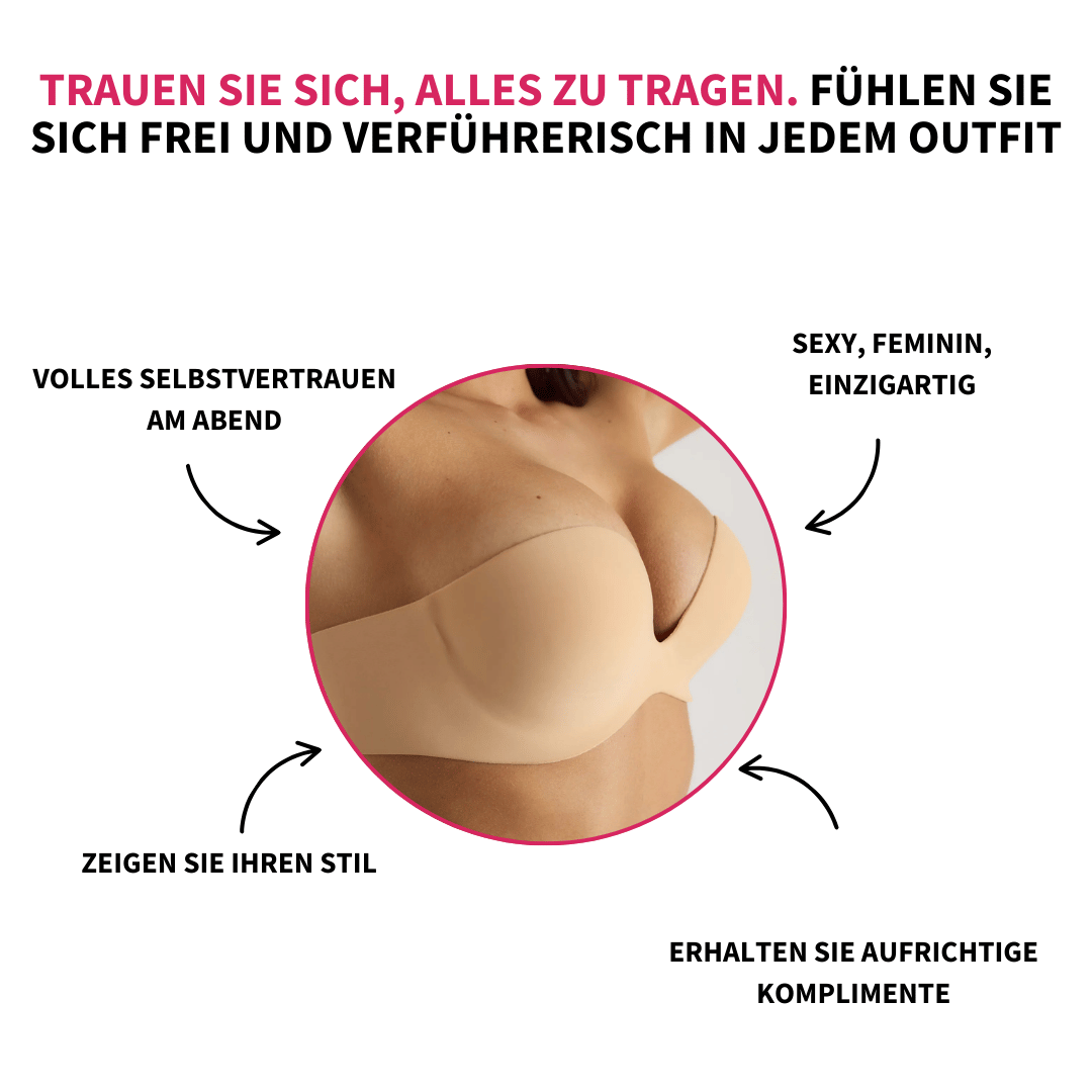 Backless push-up bra: elegant comfort in all situations