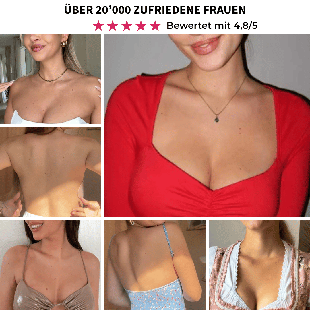 Backless push-up bra: elegant comfort in all situations