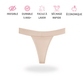 Pack of 3 bamboo menstrual thongs: lasting comfort that moves with you
